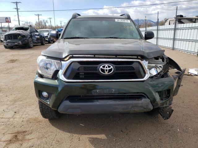 3TMLU4EN2DM132662 - 2013 TOYOTA TACOMA DOUBLE CAB GREEN photo 5