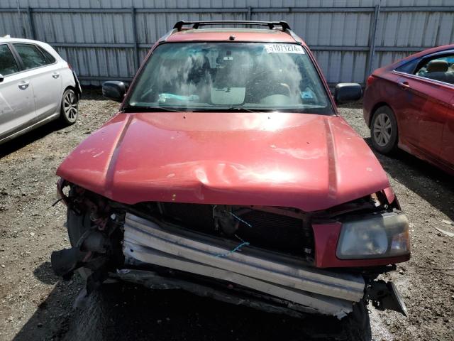 JF1SG65694H729888 - 2004 SUBARU FORESTER 2.5XS Qırmızı foto 5