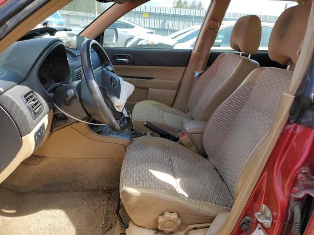 JF1SG65694H729888 - 2004 SUBARU FORESTER 2.5XS Qırmızı foto 7