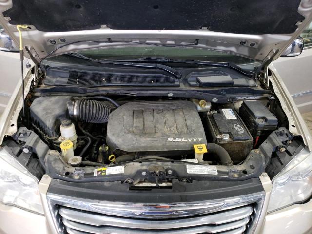 2C4RC1CG3DR683224 - 2013 CHRYSLER TOWN & COU TOURING L GOLD photo 12