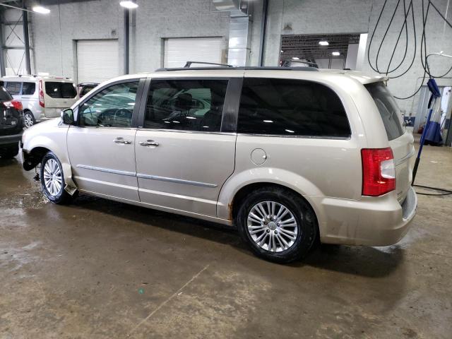 2C4RC1CG3DR683224 - 2013 CHRYSLER TOWN & COU TOURING L GOLD photo 2