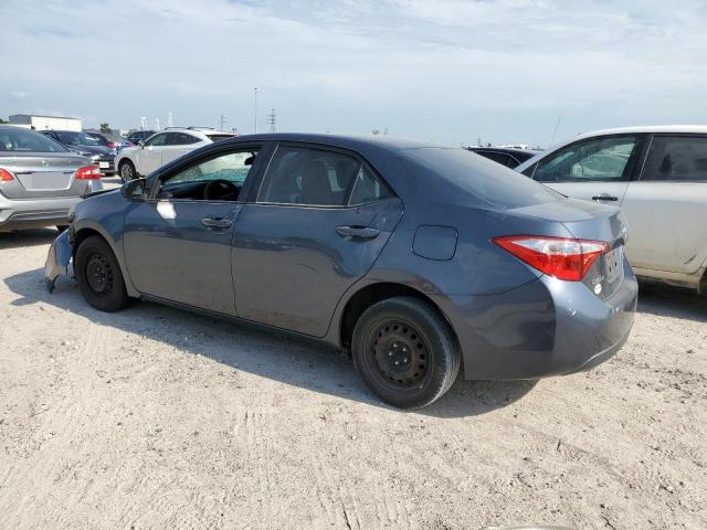 2T1BURHE8EC148931 - 2014 TOYOTA COROLLA L GRAY photo 2