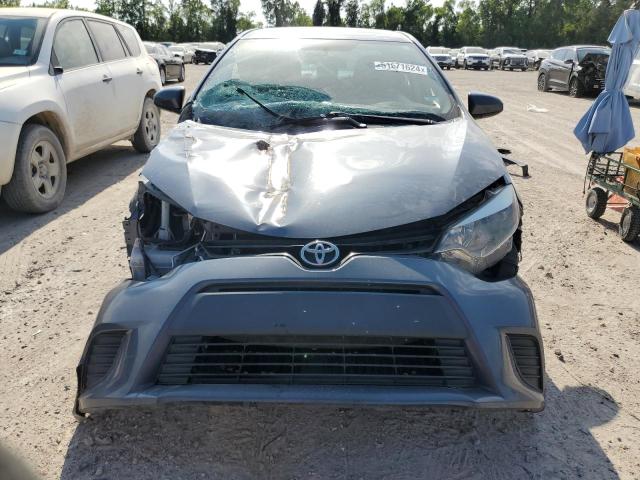 2T1BURHE8EC148931 - 2014 TOYOTA COROLLA L GRAY photo 5