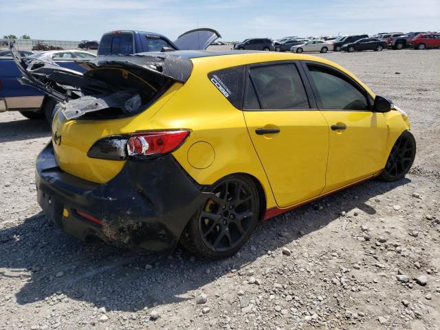 JM1BL1H36A1246051 - 2010 MAZDA SPEED 3 YELLOW photo 3