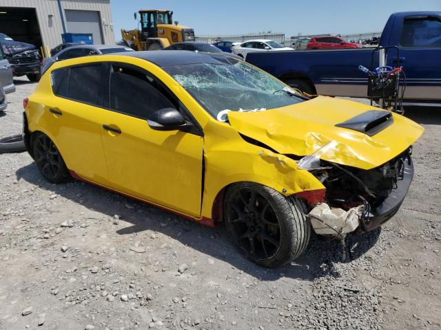 JM1BL1H36A1246051 - 2010 MAZDA SPEED 3 YELLOW photo 4