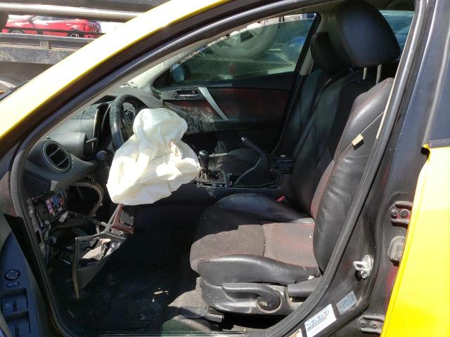 JM1BL1H36A1246051 - 2010 MAZDA SPEED 3 YELLOW photo 7