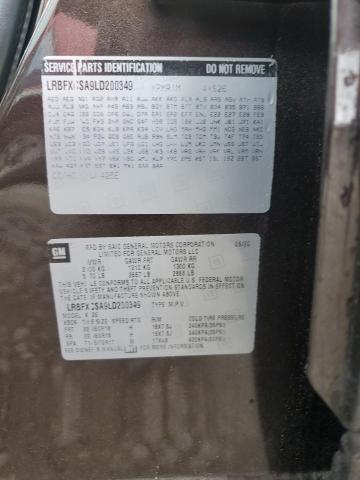 LRBFXCSA9LD200349 - 2020 BUICK ENVISION ESSENCE Қоңыр фото 13