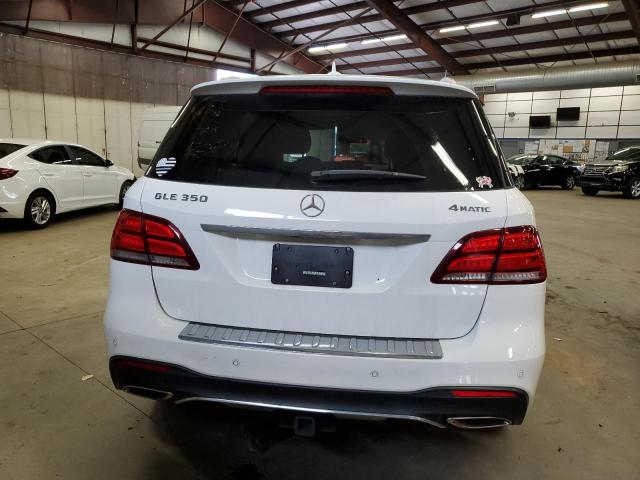 4JGDA5HB6GA756322 - 2016 MERCEDES-BENZ GLE 350 4MATIC WHITE photo 6