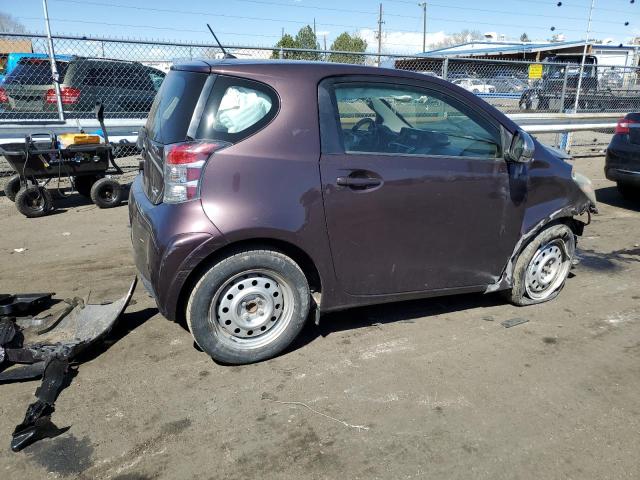 JTNJJXB03CJ018154 - 2012 TOYOTA SCION IQ PURPLE photo 3