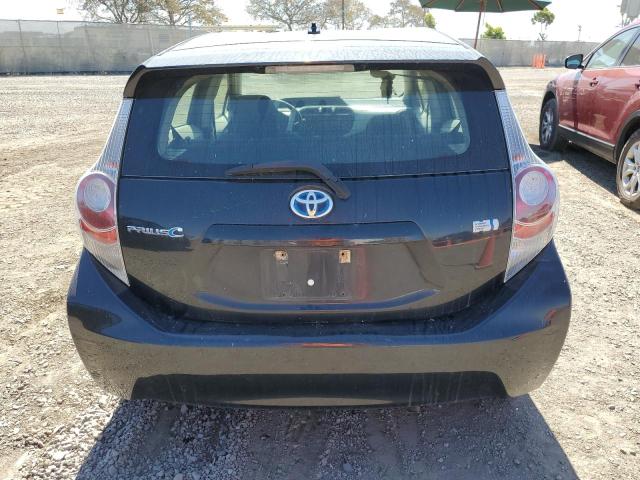 JTDKDTB36C1512611 - 2012 TOYOTA PRIUS C BLACK photo 6