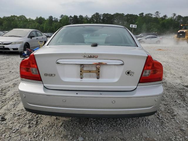 YV1TS592761442165 - 2006 VOLVO S80 2.5T SILVER photo 6