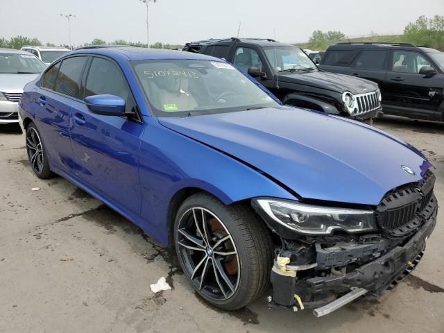 WBA5R7C51KAJ85083 - 2019 BMW 330XI Blau Foto 4