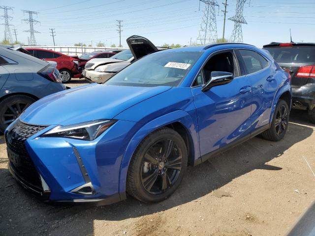 JTHP9JBH3M2049103 - 2021 LEXUS UX 250H BLUE photo 1