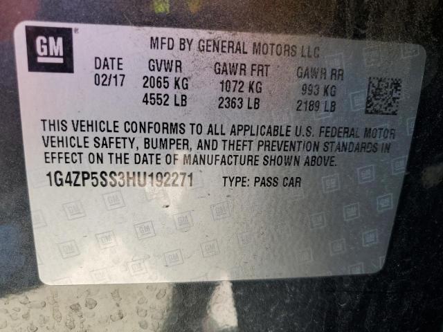 1G4ZP5SS3HU192271 - 2017 BUICK LACROSSE ESSENCE 灰色 照片 13