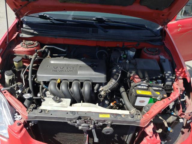 2T1KR32E73C135673 - 2003 TOYOTA COROLLA MA XR RED photo 11