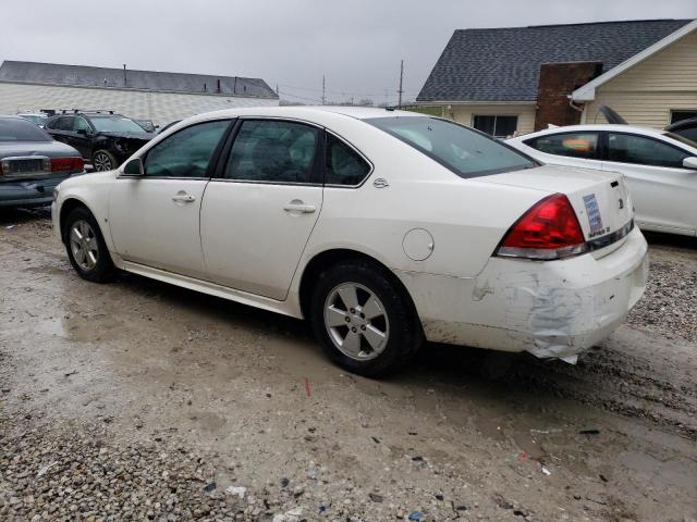 2G1WT57K091291308 - 2009 CHEVROLET IMPALA 1LT WHITE photo 2