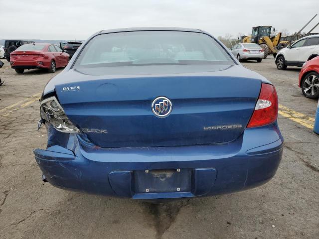 2G4WC532X51339965 - 2005 BUICK LACROSSE CX BLUE photo 6