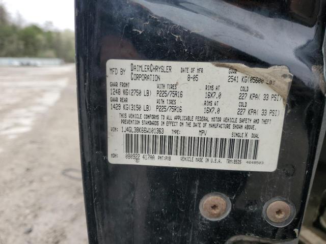 1J4GL38K66W101363 - 2006 JEEP LIBERTY RENEGADE 黑色 照片 13