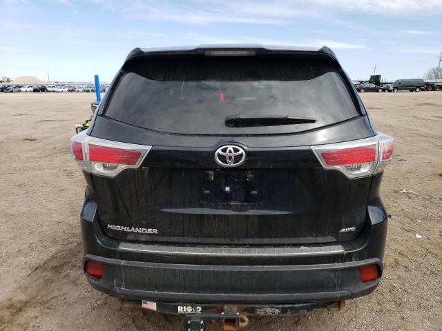 5TDBKRFH2GS349141 - 2016 TOYOTA HIGHLANDER LE BLACK photo 6