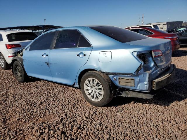 4T4BF1FK5DR282576 - 2013 TOYOTA CAMRY L BLUE photo 2