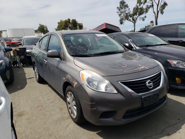 3N1CN7AP7DL883710 - 2013 NISSAN VERSA S GRAY photo 4