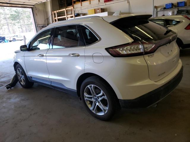 2FMPK4K98GBB23061 - 2016 FORD EDGE TITANIUM WHITE photo 2