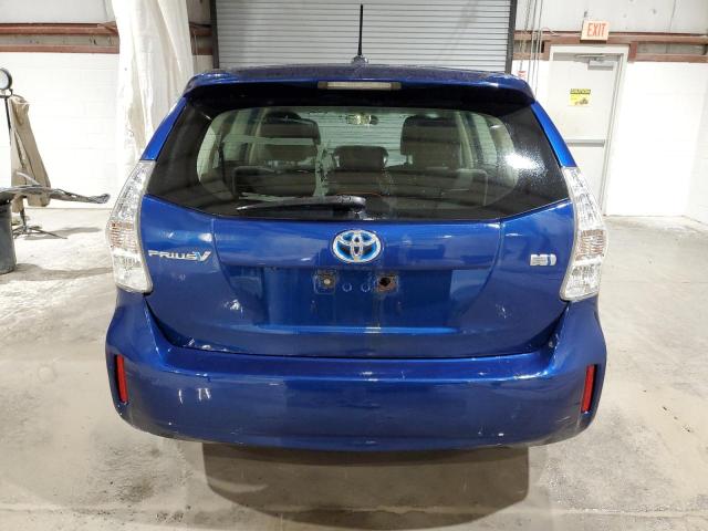 JTDZN3EU0D3240546 - 2013 TOYOTA PRIUS V BLUE photo 6