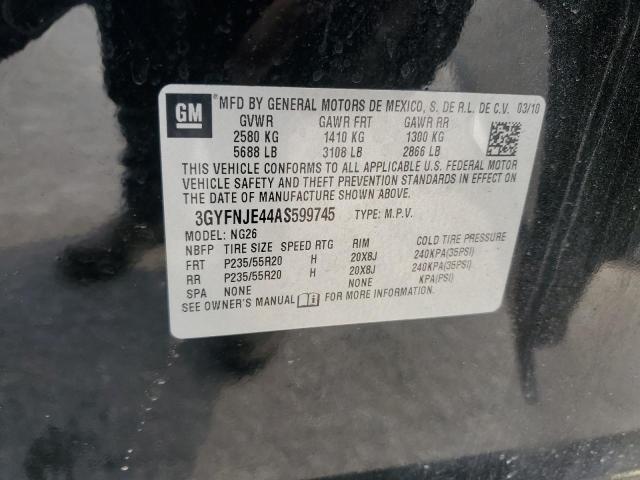 3GYFNJE44AS599745 - 2010 CADILLAC SRX PERFORMANCE COLLECTION BLACK photo 13