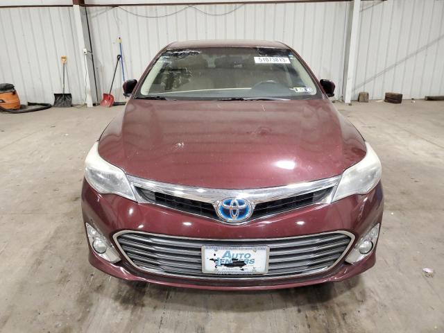 4T1BD1EB3FU042026 - 2015 TOYOTA AVALON HYBRID BURGUNDY photo 5