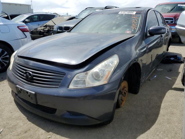 JNKBV61E48M215648 - 2008 INFINITI G35 GRAY photo 1