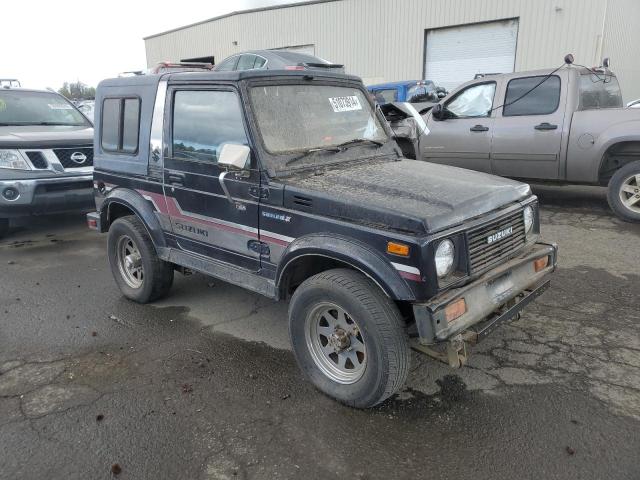 JS4JC51CXG4118526 - 1986 SUZUKI SAMURAI BLACK photo 4