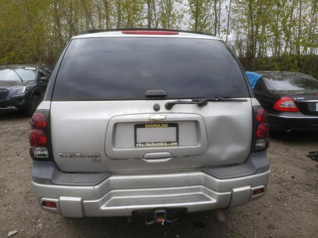 1GNDT13S362258075 - 2006 CHEVROLET TRAILBLAZE LS SILVER photo 6