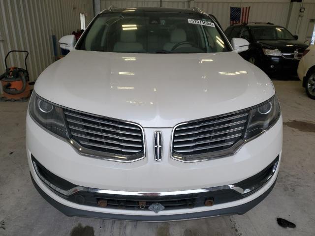 2LMPJ8LR3JBL14553 - 2018 LINCOLN MKX RESERVE WHITE photo 5