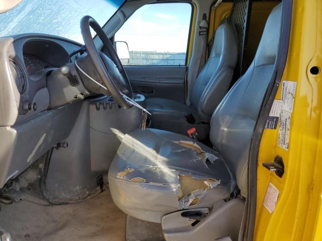 1FTNE24W54HB16318 - 2004 FORD ECONOLINE E250 VAN YELLOW photo 7