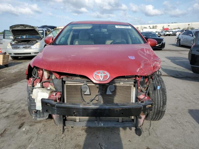 4T3ZA3BB0BU044051 - 2011 TOYOTA VENZA RED photo 5