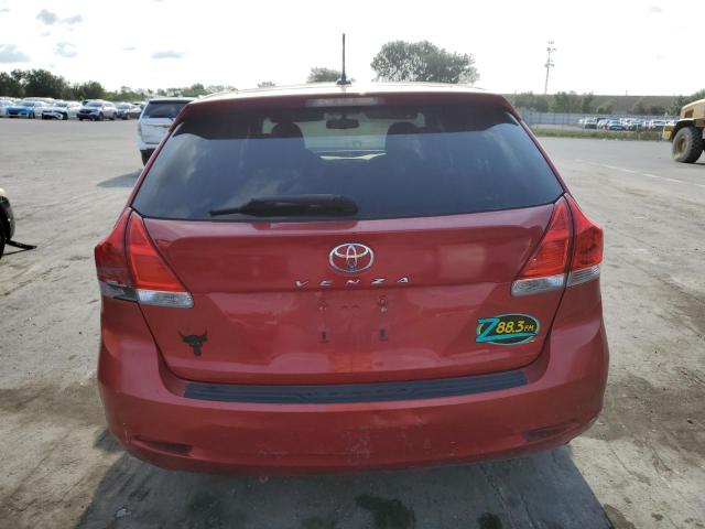 4T3ZA3BB0BU044051 - 2011 TOYOTA VENZA RED photo 6