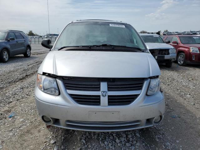 2D4GP44L67R277339 - 2007 DODGE GRAND CARA SXT SILVER photo 5