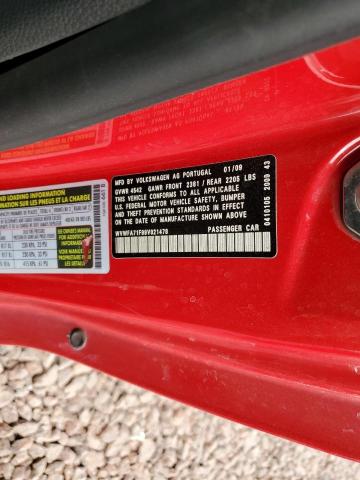WVWFA71F99V021478 - 2009 VOLKSWAGEN EOS LUX 红色 照片 12