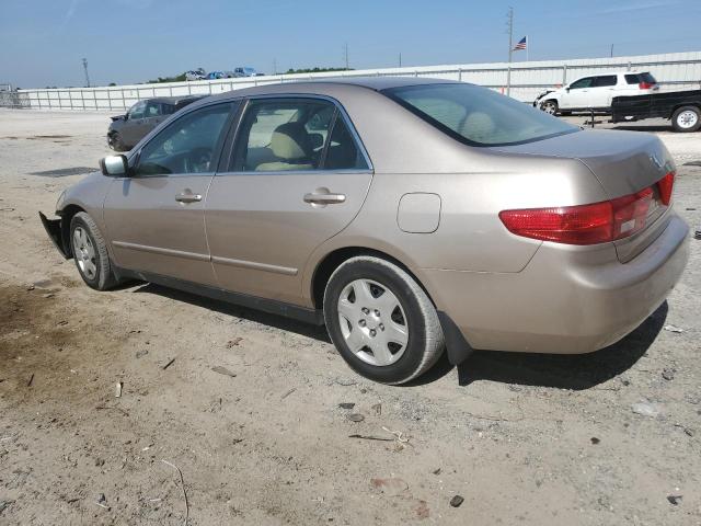 1HGCM56495A151043 - 2005 HONDA ACCORD LX BEIGE photo 2