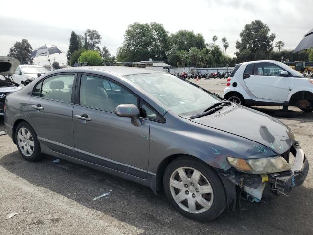 2HGFA16579H335198 - 2009 HONDA CIVIC LX GRAY photo 4