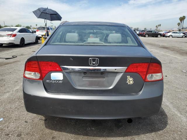 2HGFA16579H335198 - 2009 HONDA CIVIC LX GRAY photo 6