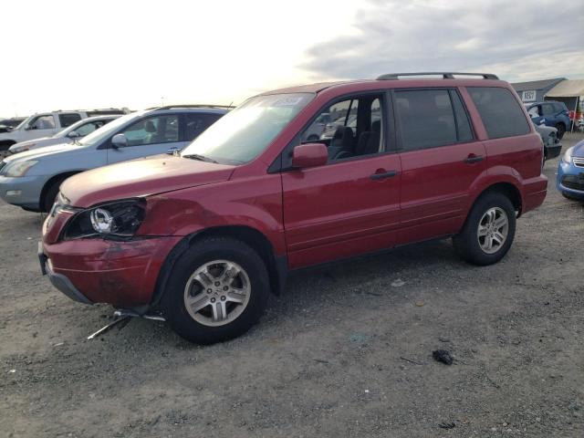 2HKYF18483H525474 - 2003 HONDA PILOT EX RED photo 1