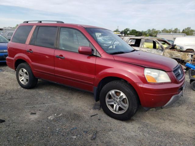 2HKYF18483H525474 - 2003 HONDA PILOT EX RED photo 4