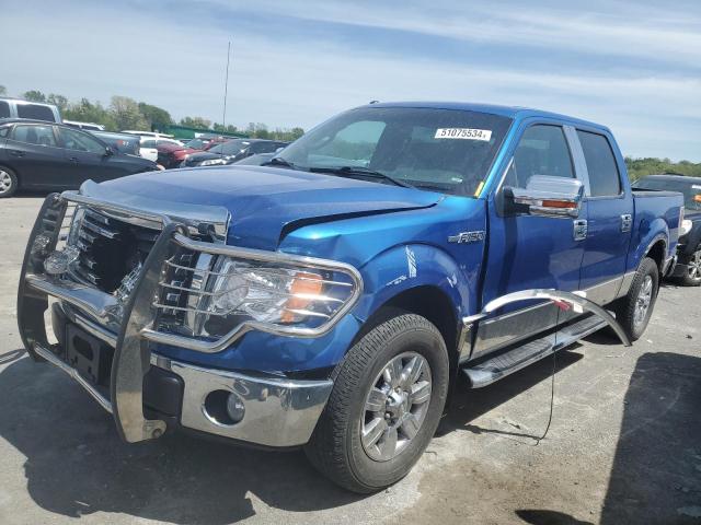 1FTFW1CF7CKD93650 - 2012 FORD F150 SUPERCREW BLUE photo 1