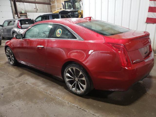 1G6AL1R31F0138818 - 2015 CADILLAC ATS PREMIUM RED photo 2