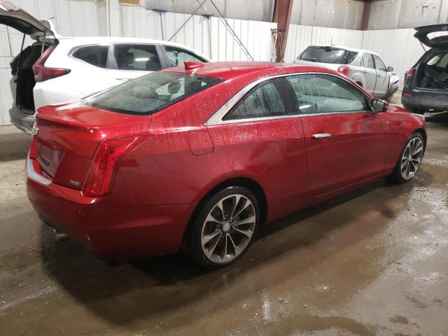 1G6AL1R31F0138818 - 2015 CADILLAC ATS PREMIUM RED photo 3