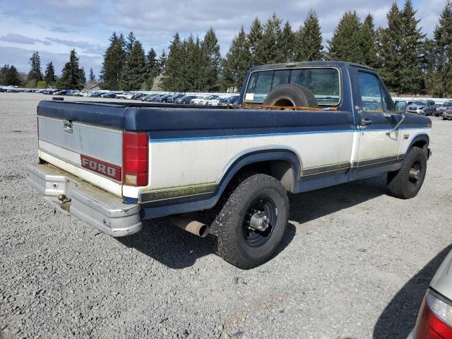 1FTHF25L9GPA42054 - 1986 FORD F250 TWO TONE photo 3