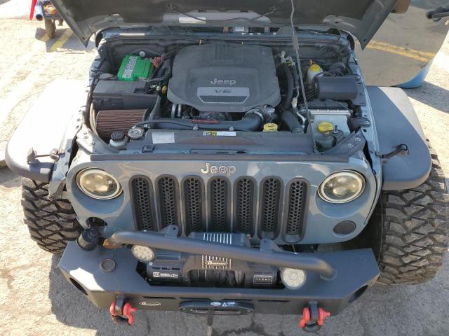 1C4AJWBG7FL686656 - 2015 JEEP WRANGLER SAHARA GRAY photo 11