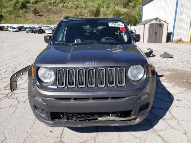 ZACCJBAB5JPJ17233 - 2018 JEEP RENEGADE SPORT GRAY photo 5