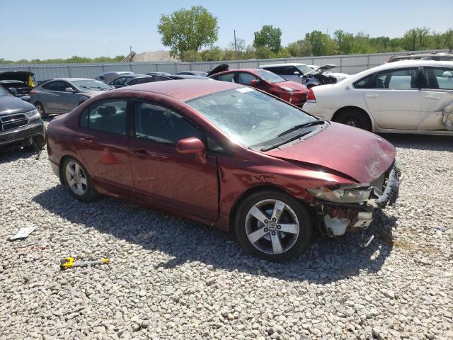 19XFA1F69BE007998 - 2011 HONDA CIVIC LX-S Marron photo 4